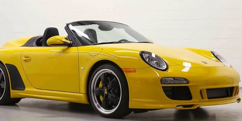 Worlds Only Speed Yellow 997 Speedster For Sale