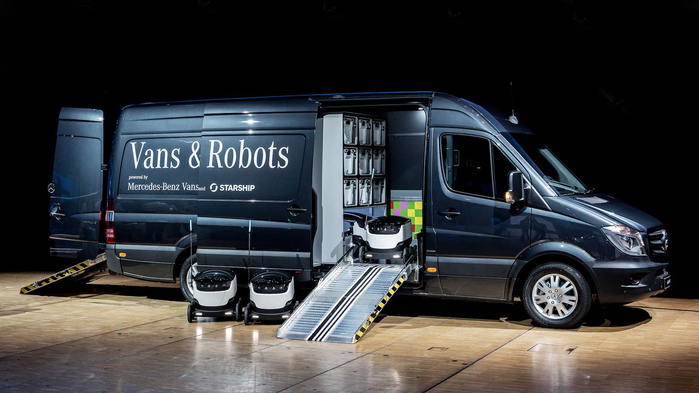 Mercedes-Benz Turns a Van Into a Delivery Drone Mothership