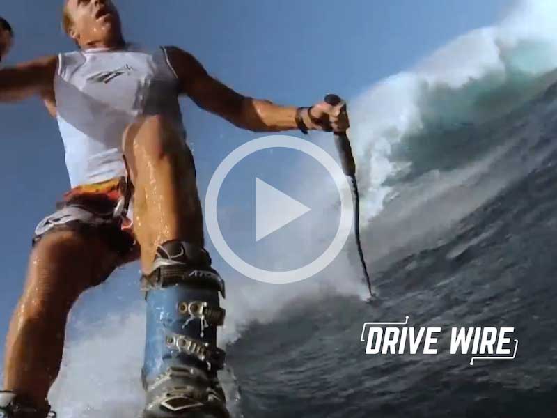 Drive Wire: Check Out Drop-in Wave Skiing