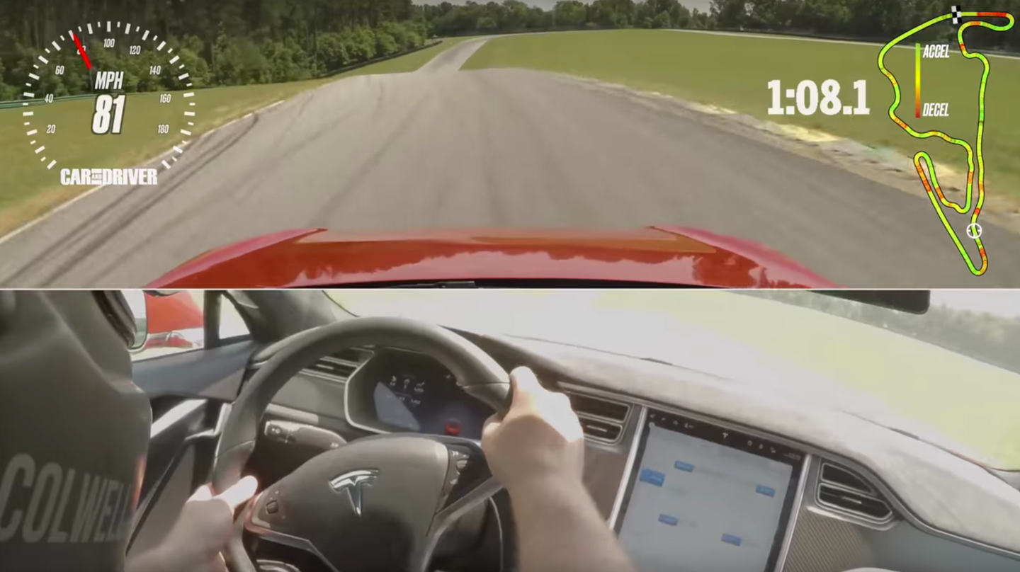 This Video Reminds Us That the Tesla Model S Is an Awful Track Car