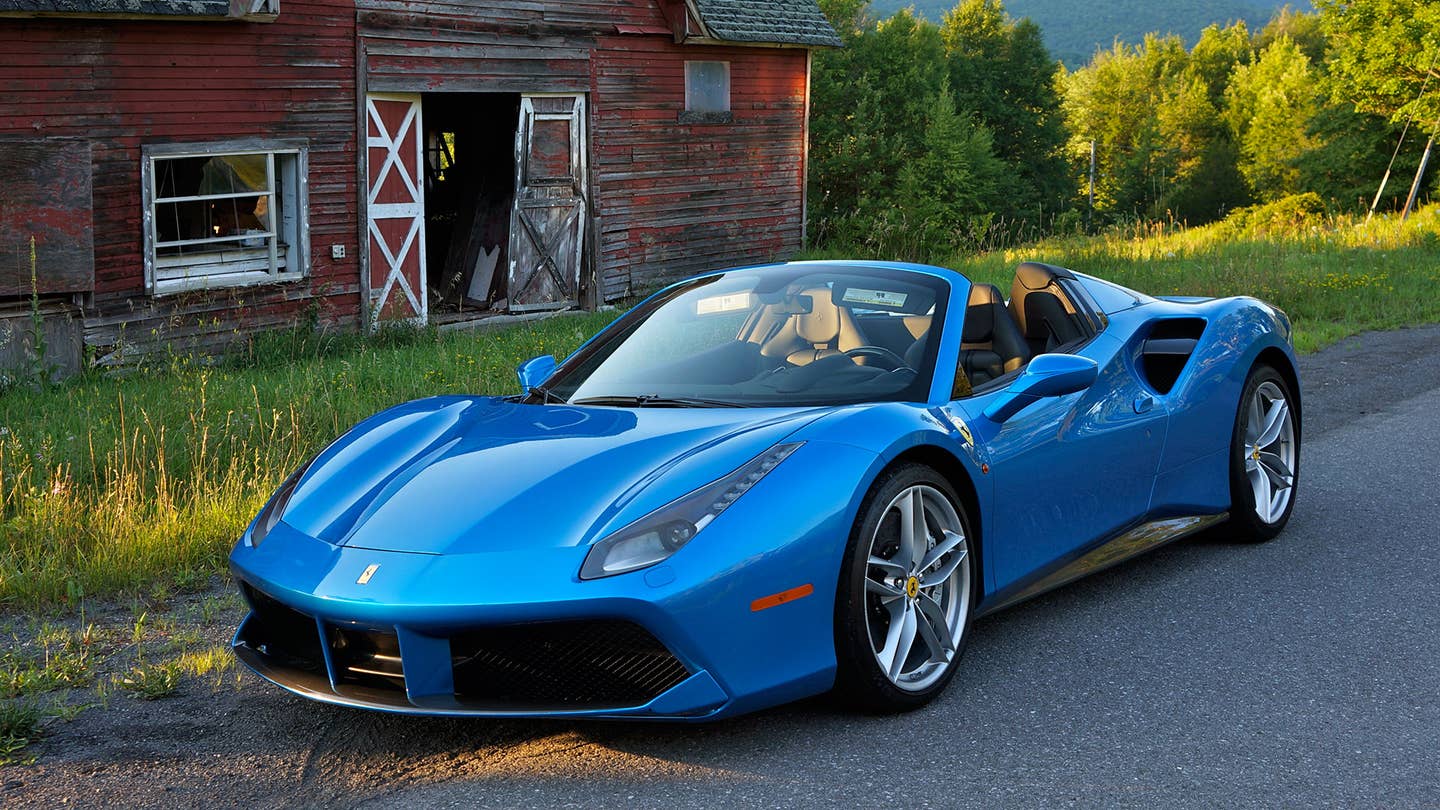 A Ferrari 488 Spider Goes to Woodstock