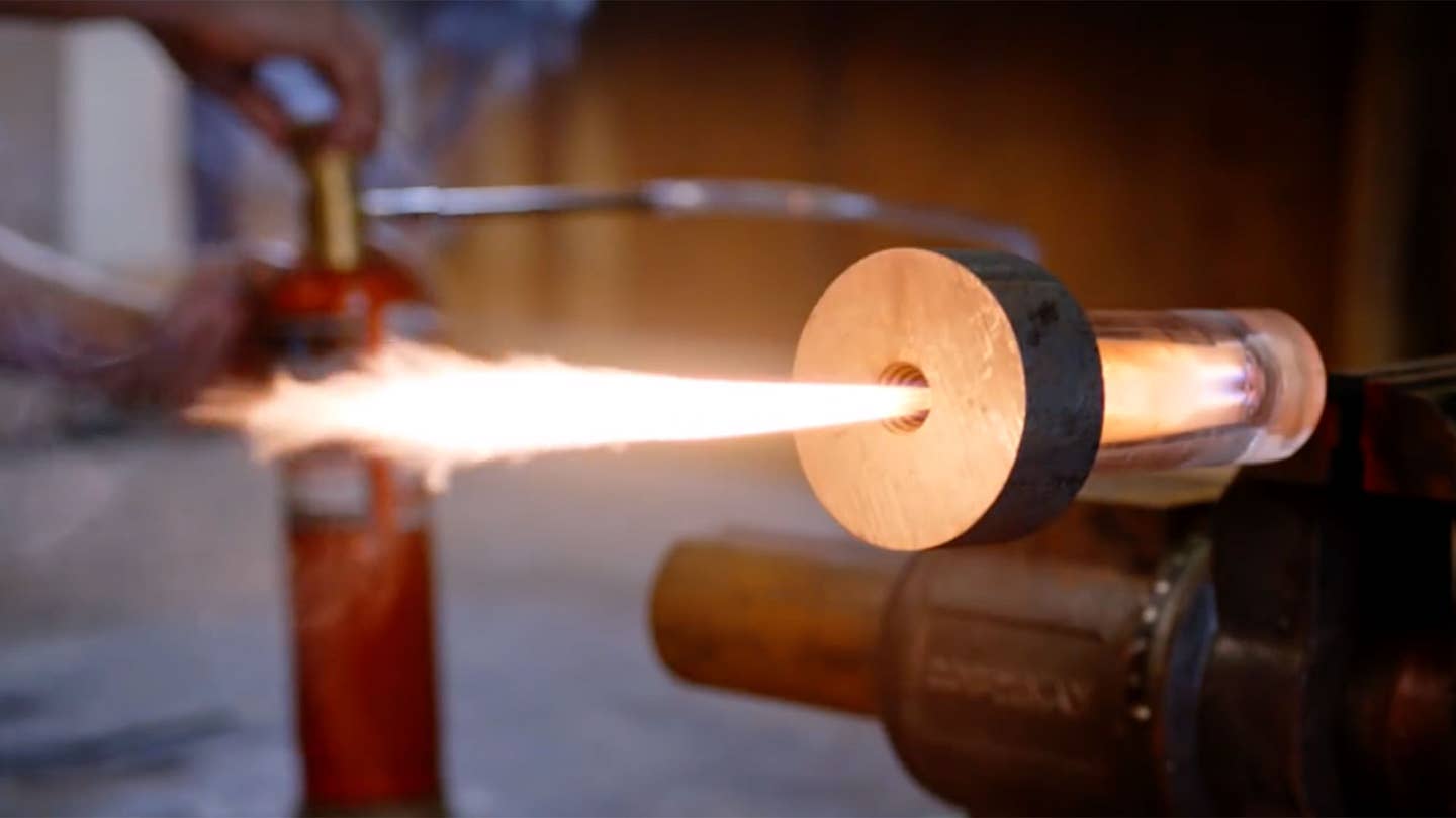 Watch This Tiny Transparent Rocket Engine Roar on the Test Bench