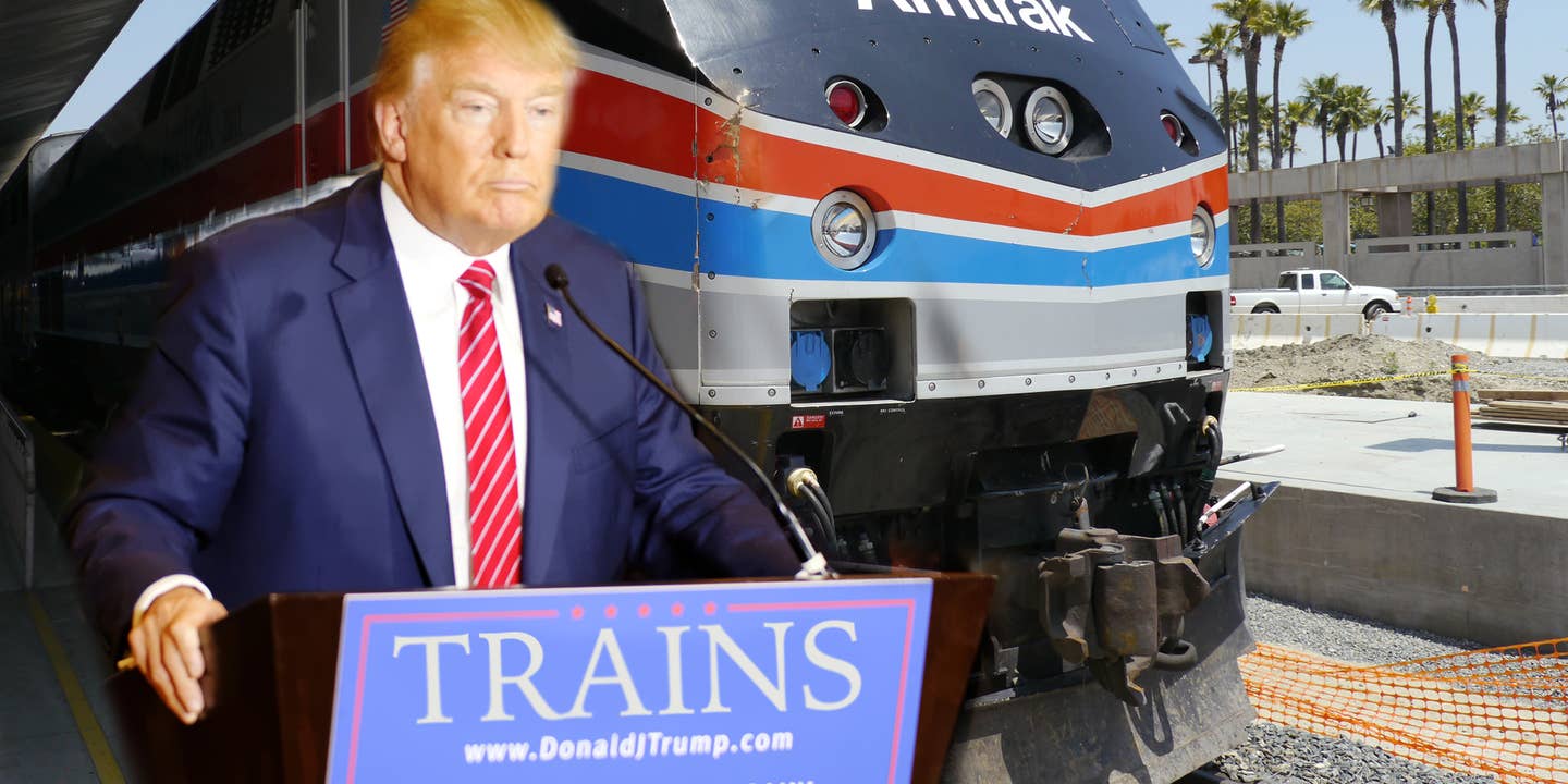 Donald Trump Stands With Democrats On High-Speed Rail