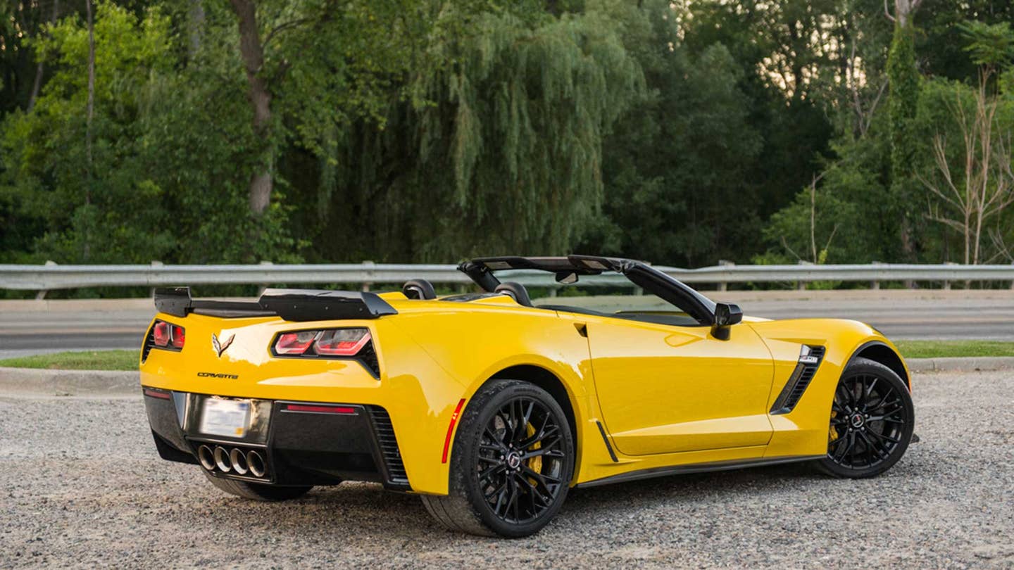 Chevrolet Corvette Z06 Convertible, with Z07 Package, in Velocity Yellow
