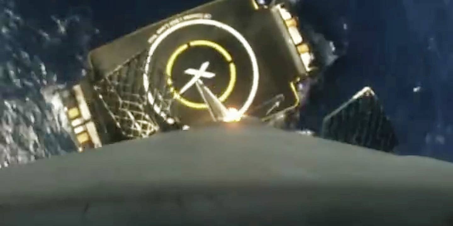 You Need to Watch This Onboard Footage of Space-X&#8217;s Falcon Rocket Returning to Earth
