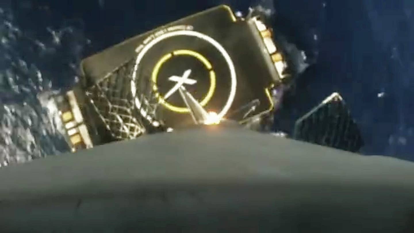 You Need to Watch This Onboard Footage of Space-X&#8217;s Falcon Rocket Returning to Earth