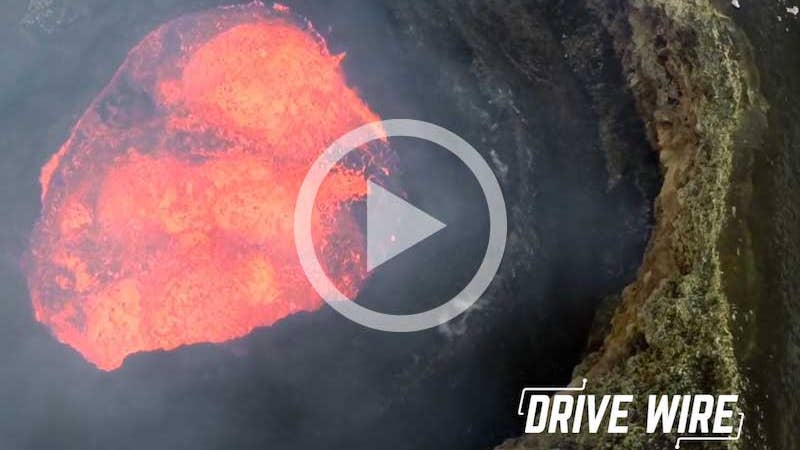 Drive Wire: Watch Roberta Mancino Fly Over A Volcano In A Jumpsuit