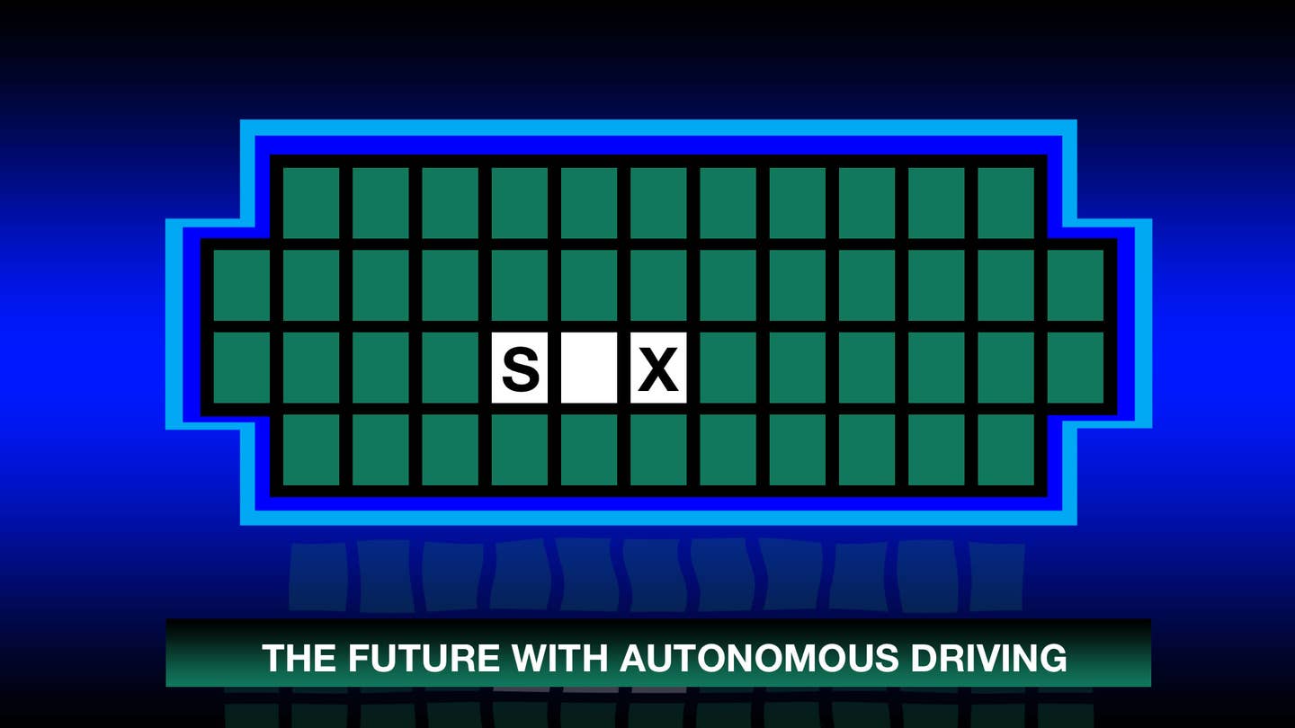 Autonomous Driving Will Mean a Lot More Sex in Cars