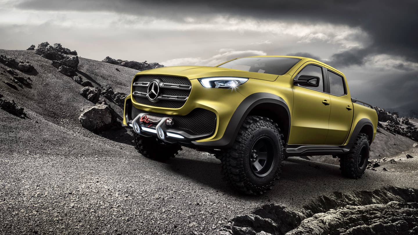 The New Mercedes-Benz X-Class Pickup Truck Concept Is Here
