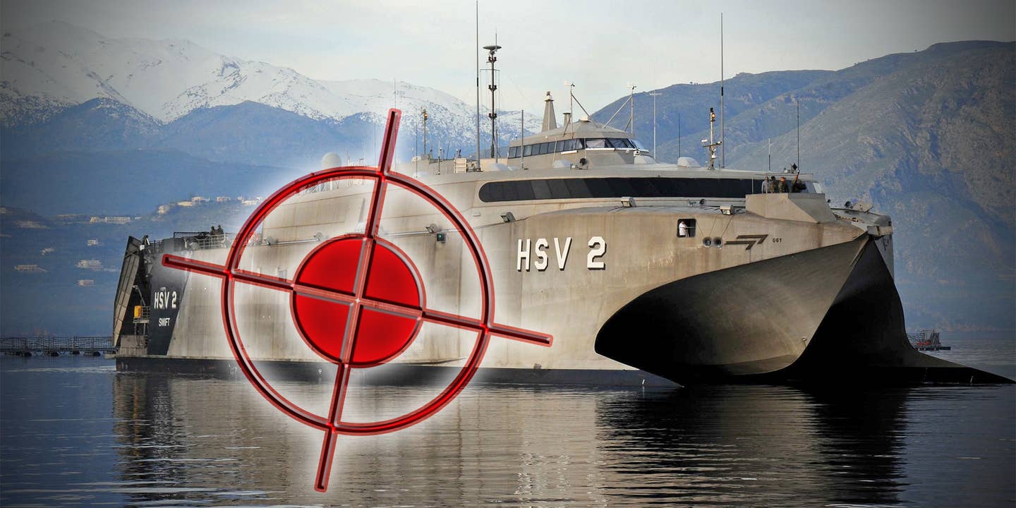 Report: Navy Sending Ships To Mandeb Strait Following HSV-2 Swift Attack