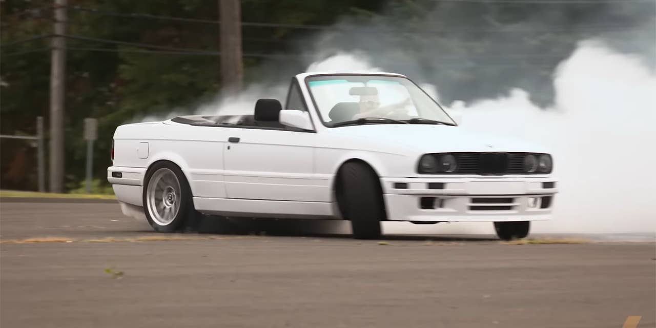 A Tesla-Swapped E30 BMW Means You’ll Never Miss a Yellow Light Again