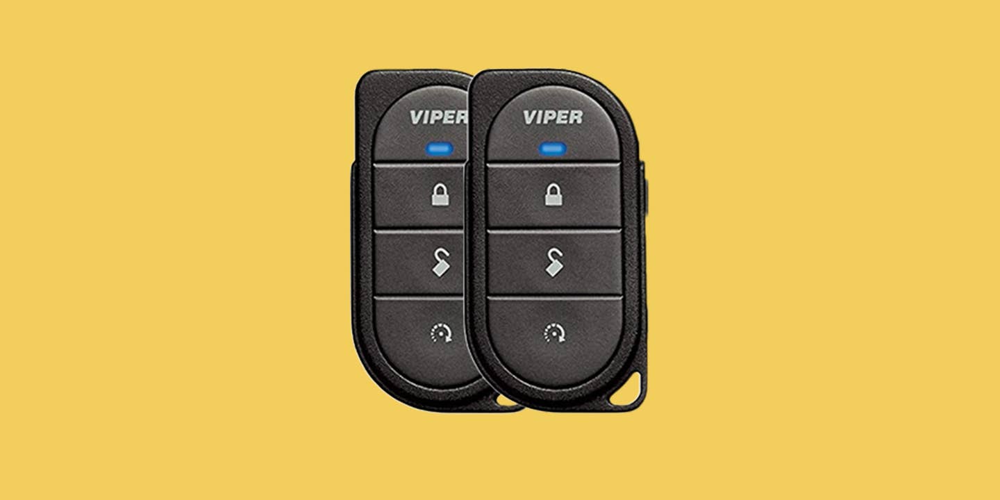 Two remote start key fobs