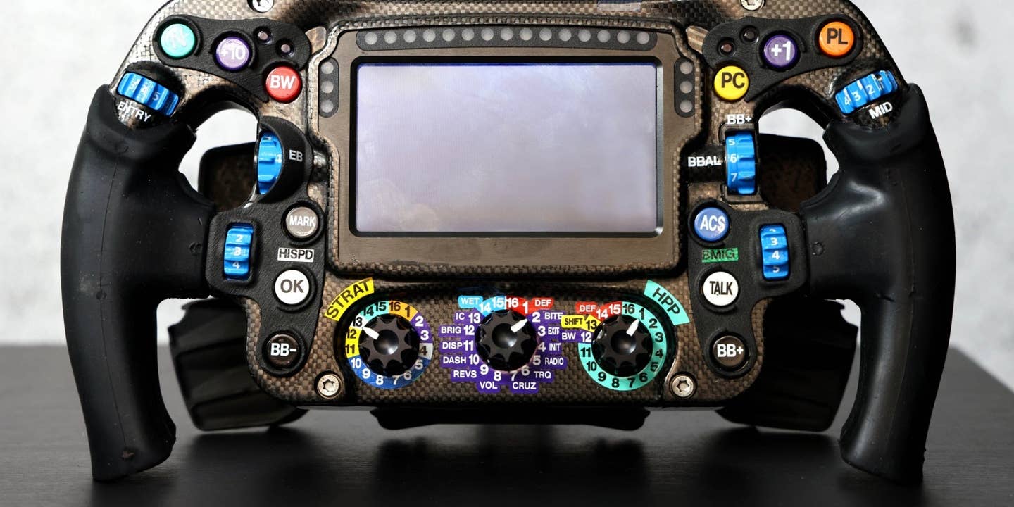 F1 Steering Wheels: Every Button, Paddle, and Knob Explained