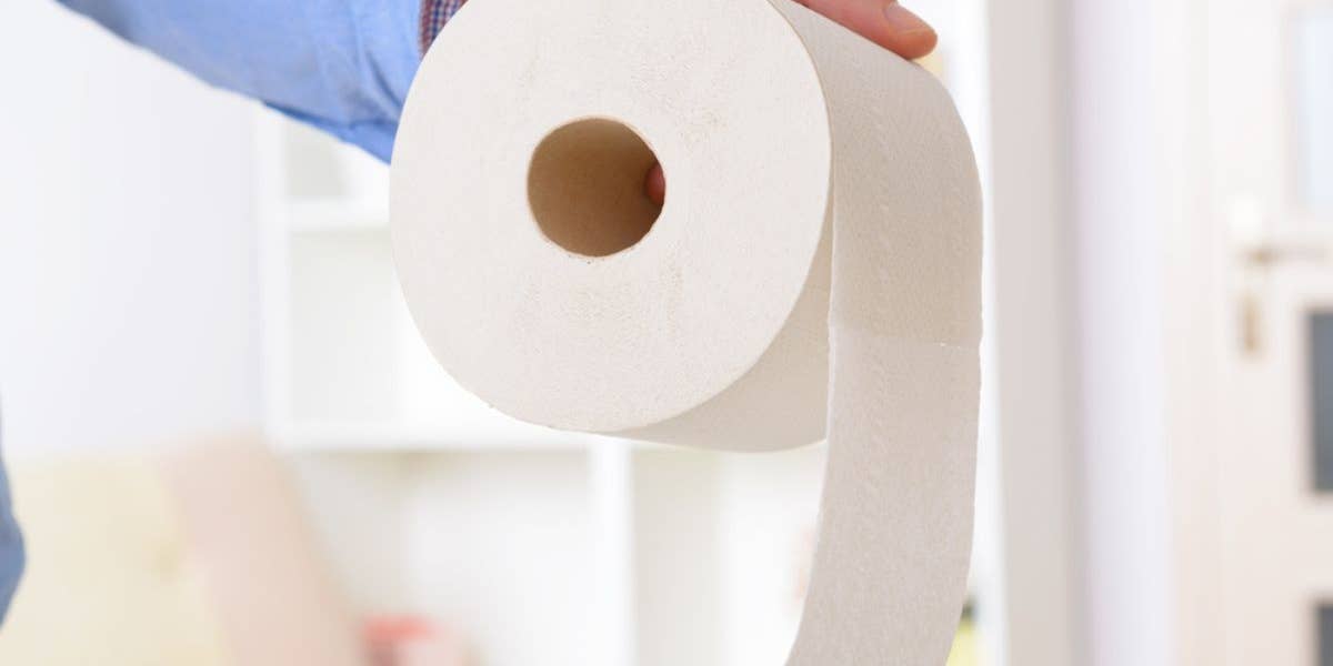 RV Toilet Paper Close Up