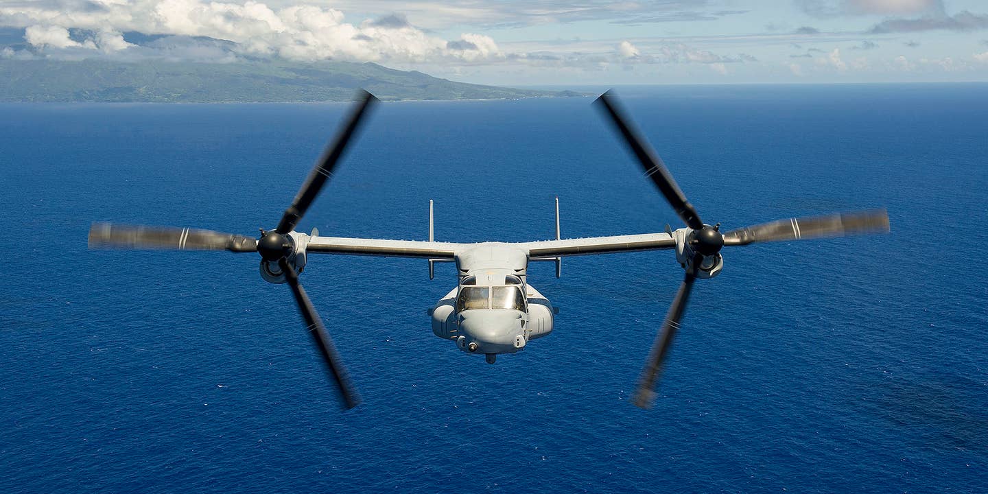 This Is What It Takes For An MV-22 To Fly Halfway Across The Pacific
