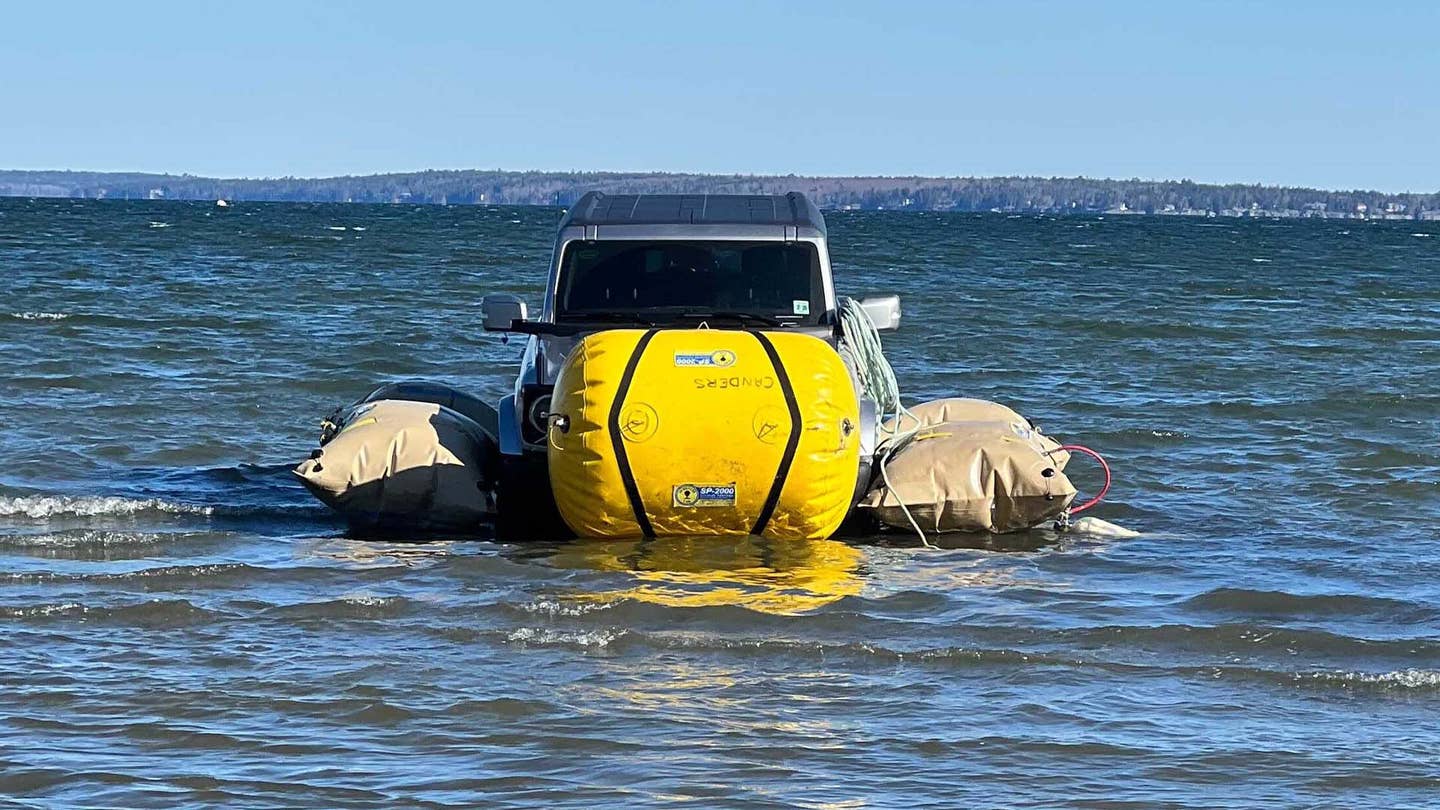 Here’s How That Floating Ford Bronco Was Recovered From a Bay in Maine