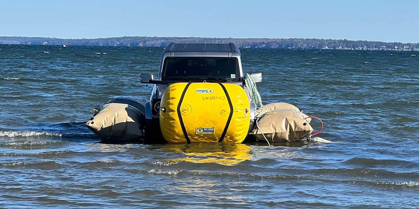 Here’s How That Floating Ford Bronco Was Recovered From a Bay in Maine