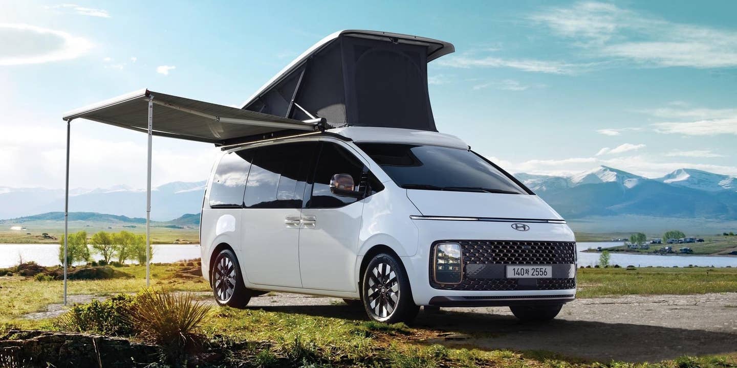 Hyundai Staria Didn’t Need a Pop-Top Camper to Be Cool, But Here We Are