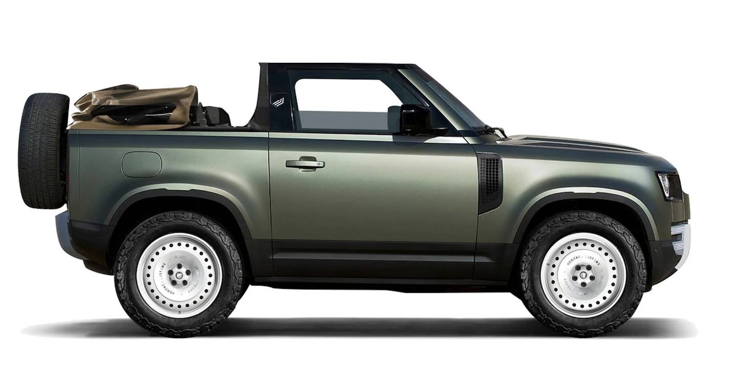 The New Land Rover Defender Needs a Soft Top, So This Shop’s Giving It One