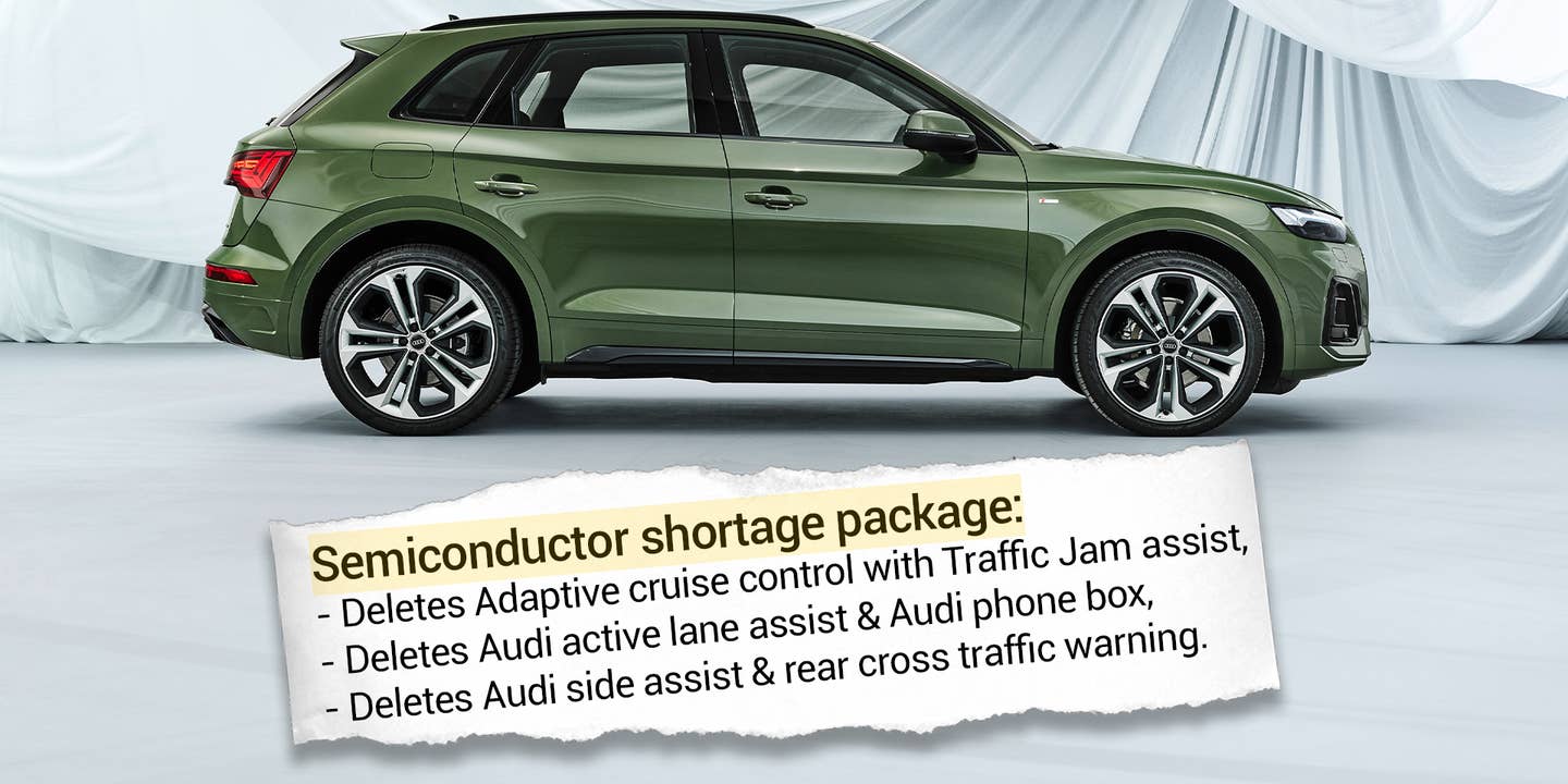 Some New Audis Have a ‘Semiconductor Shortage Package’