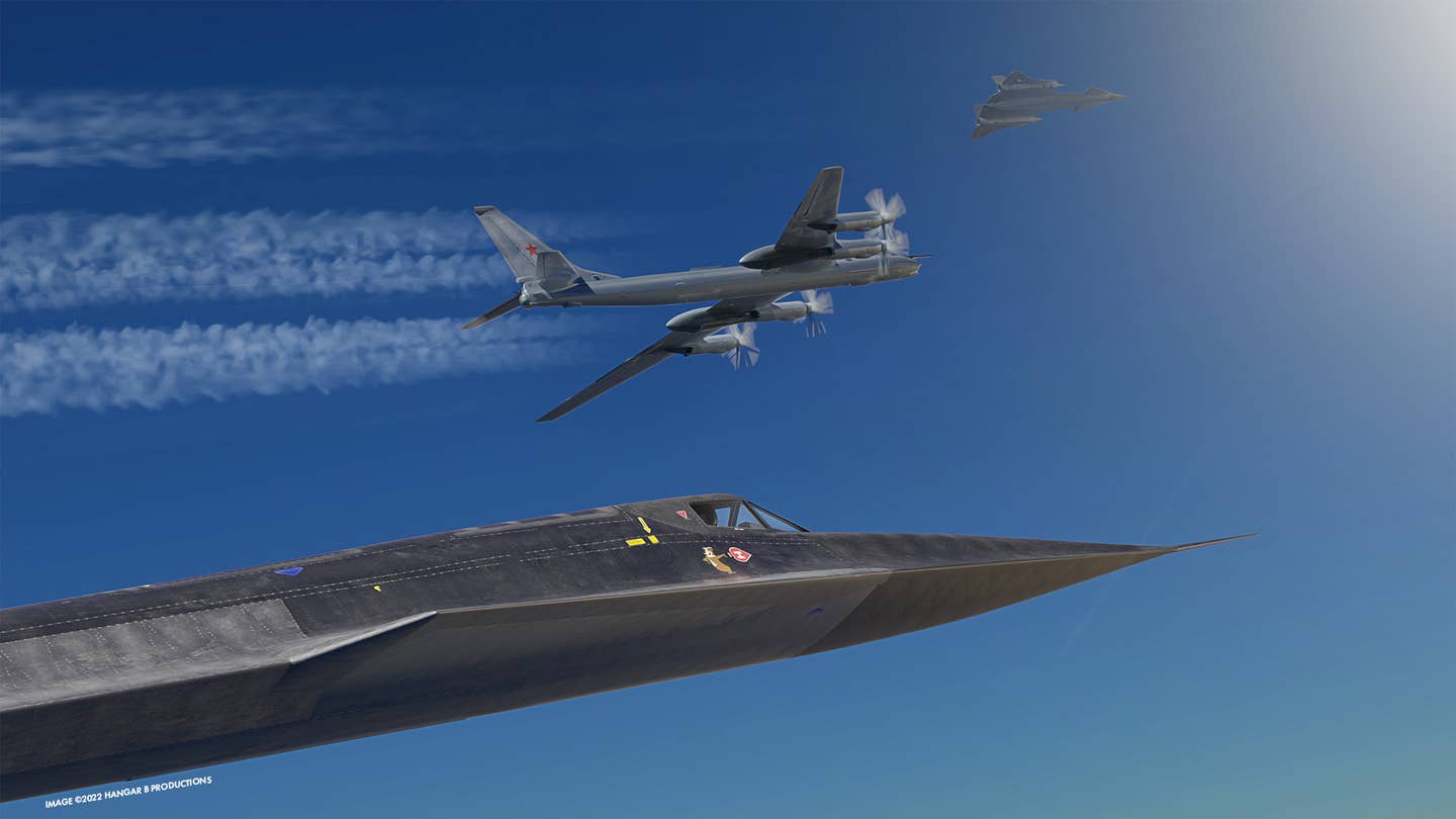 The predecessor to the SR-71 Blackbird, the A-12, could have sported huge canards