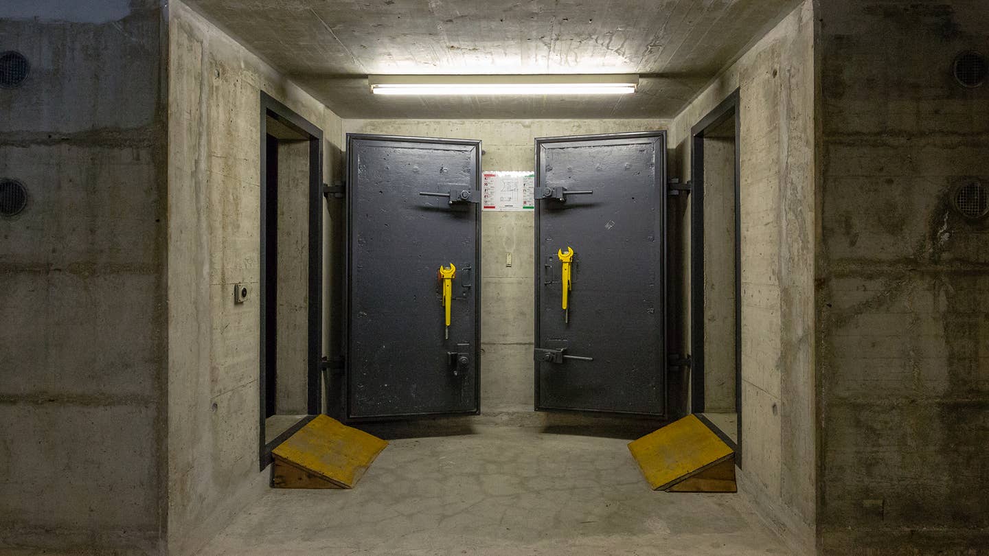 Bomb shelters in Building basement