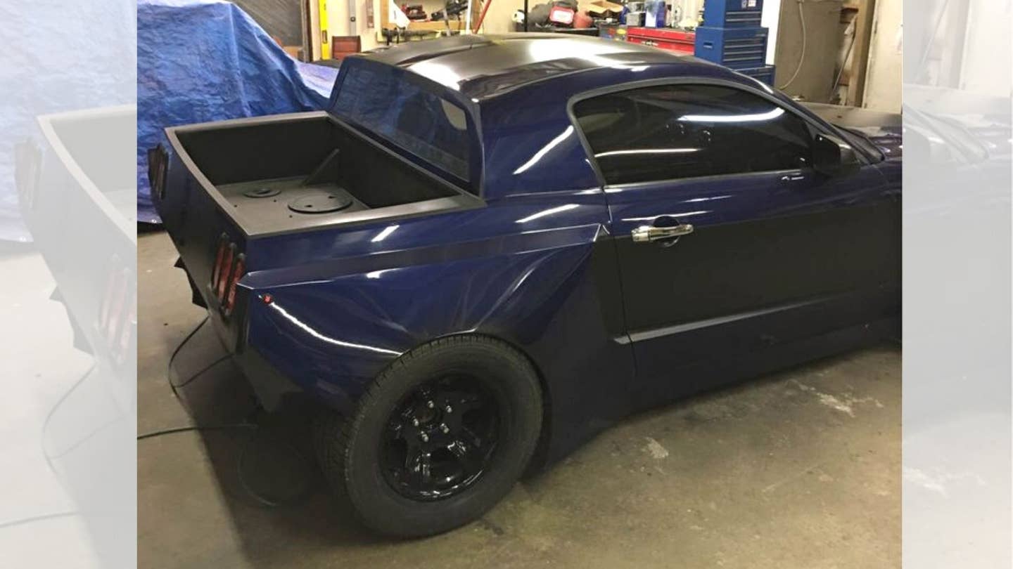 This Wacky 2005 Ford Mustang Pickup Project Needs a New Home