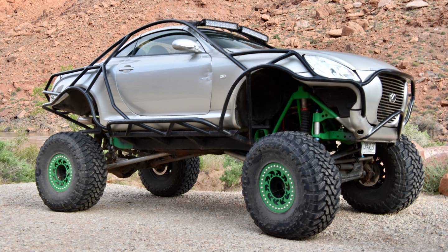 This Lifted, Caged Lexus SC430 4×4 Is the Only Good One