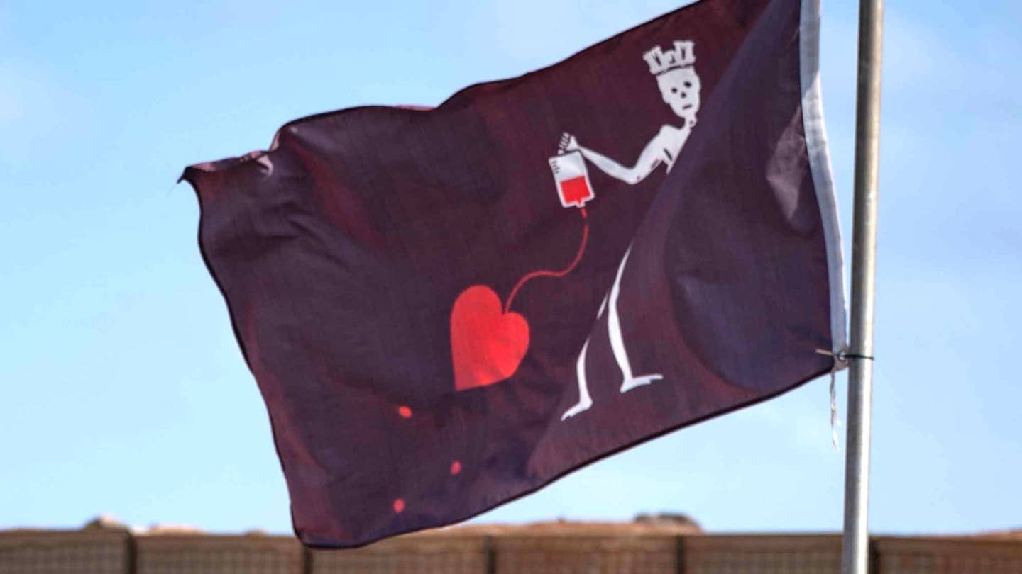 ‘Pirate Medic’ Version Of Infamous Blackbeard Flag Spotted At U.S. Outpost In Africa (Updated)