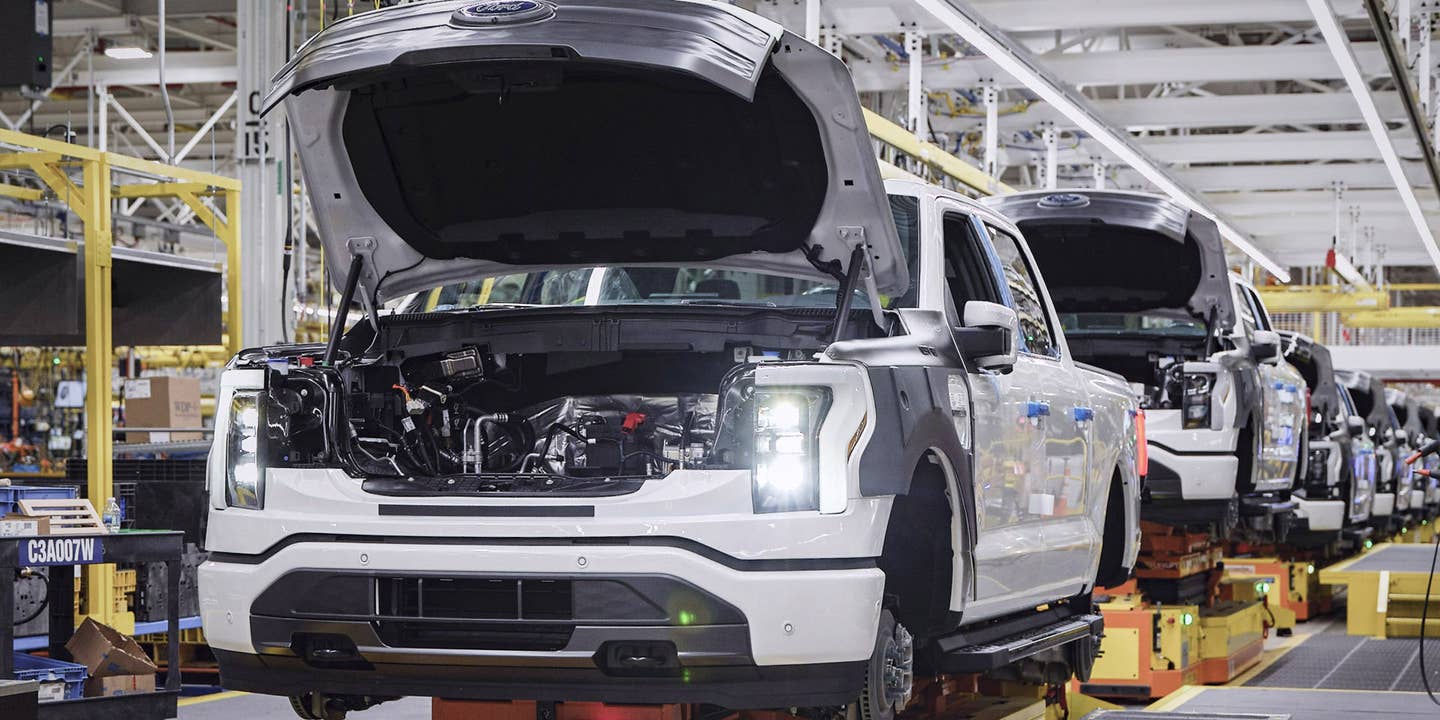 The Ford F-150 Lightning Is Now Officially in Production