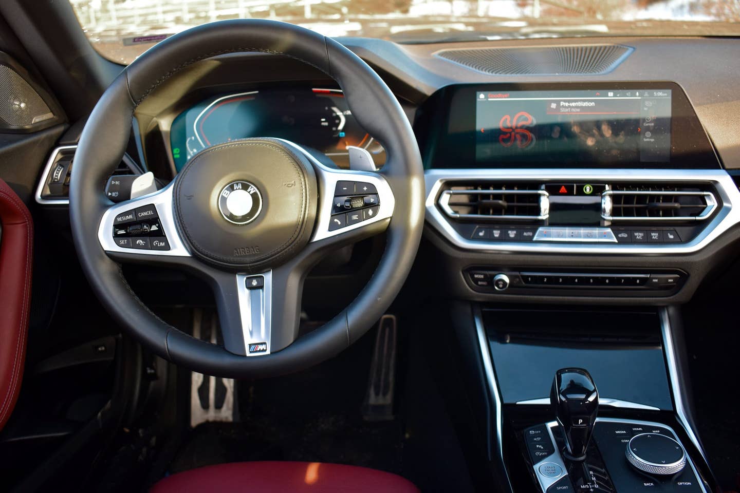 2022 BMW M240i xDrive steering wheel | James Gilboy