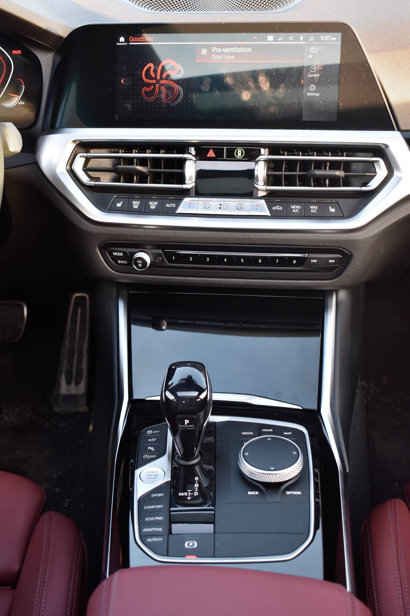 2022 BMW M240i xDrive center console | James Gilboy