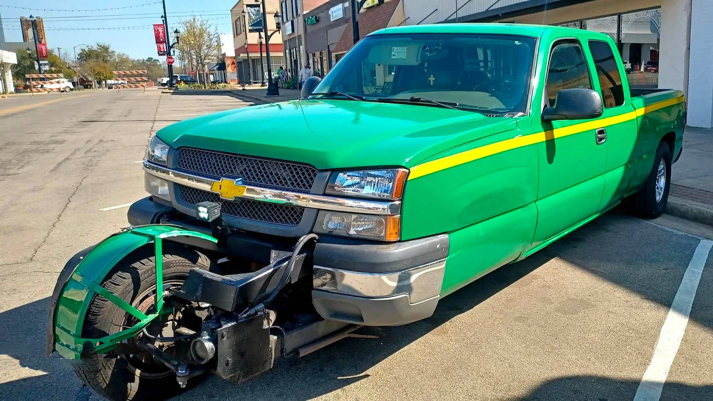 This Bizarre 3-Wheeled Chevy Silverado Is Our New Favorite Mystery Project