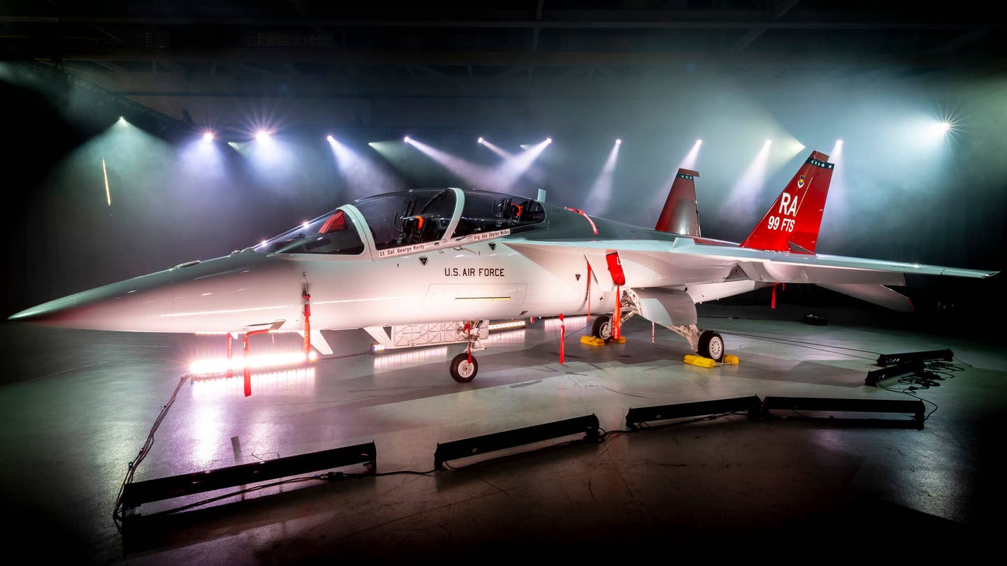 Boeing Unveils First T-7A Red Hawk Training Jet For The Air Force