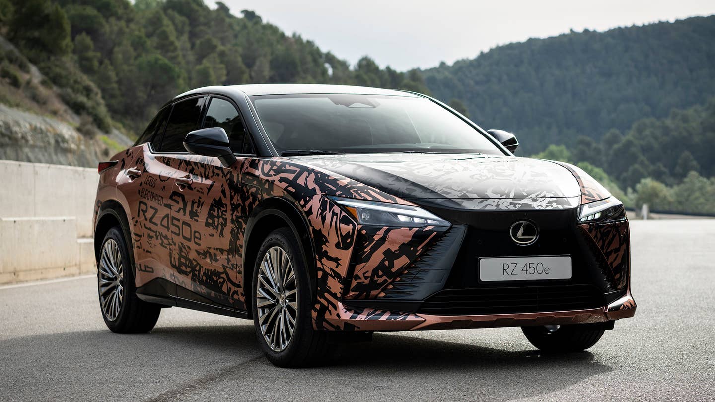 Lexus RZ 450e Prototype Review: A Small Battery, No One-Pedal Driving, and a Yoke