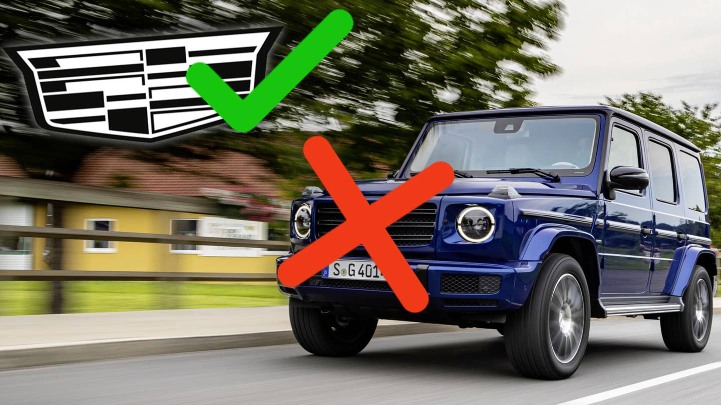 Here’s How Cadillac Could Actually Make a Mercedes G-Wagen Fighter