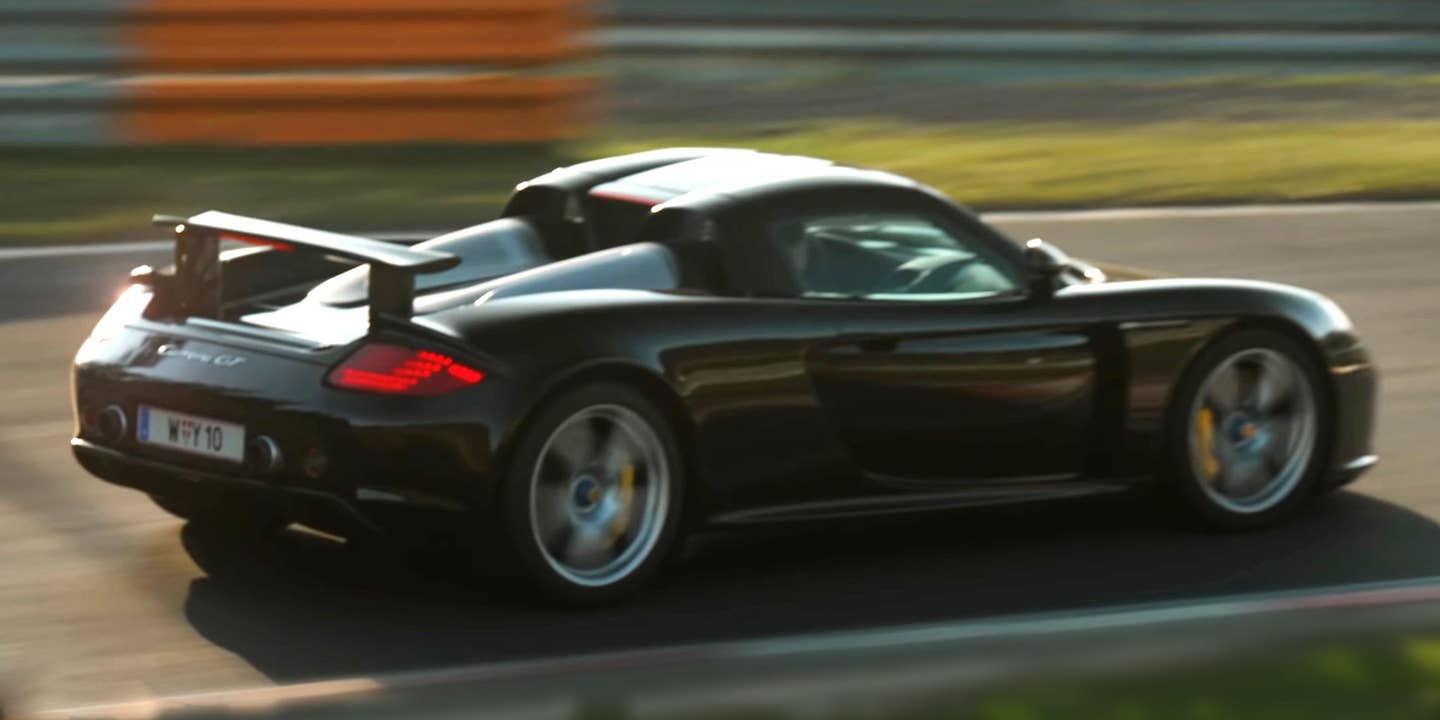 Watch a Porsche Carrera GT Hit the Nurburgring for the First Time