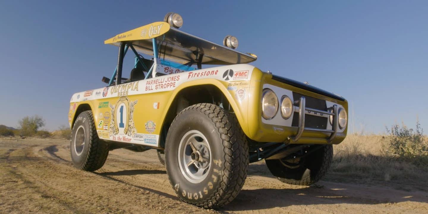 $1.8M ‘Big Oly’ Ford Bronco Flips in Off-Road Race, Keeps Going