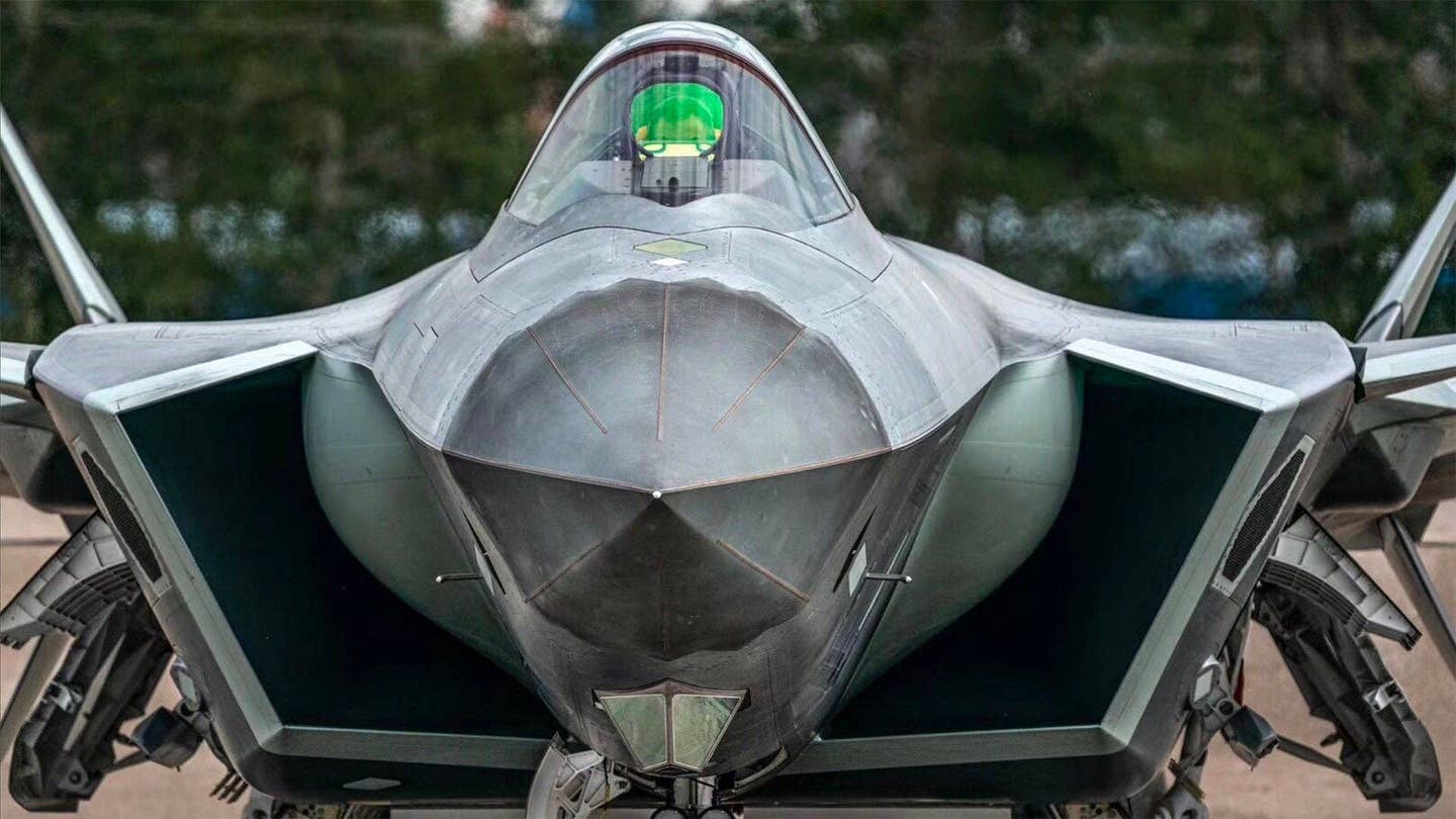 Outside the United States, only China has designed, developed, and operationally fielded a stealth fighter, the J-20. <em>via Chinese Internet</em>