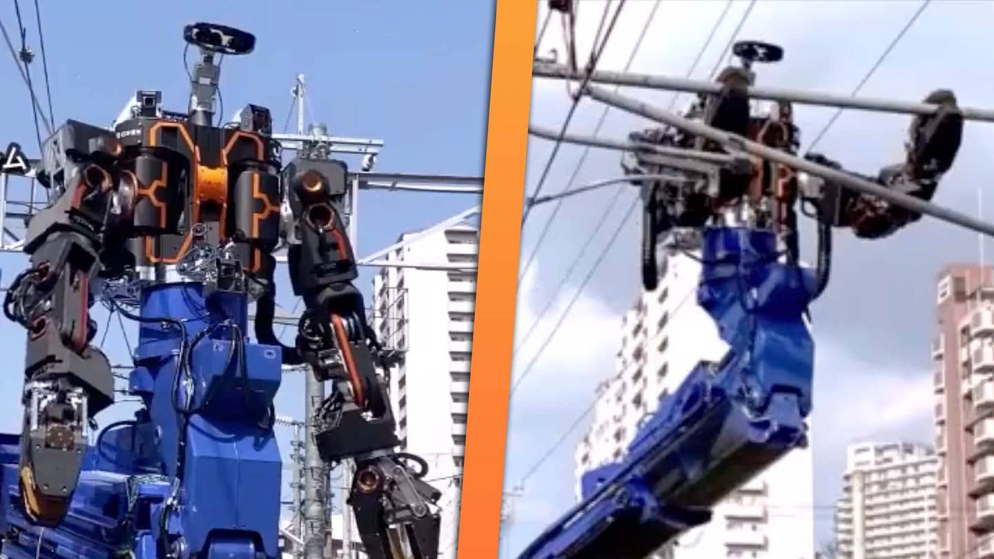 Japan Has a Humanoid Robot That Fixes High-Voltage Train Lines