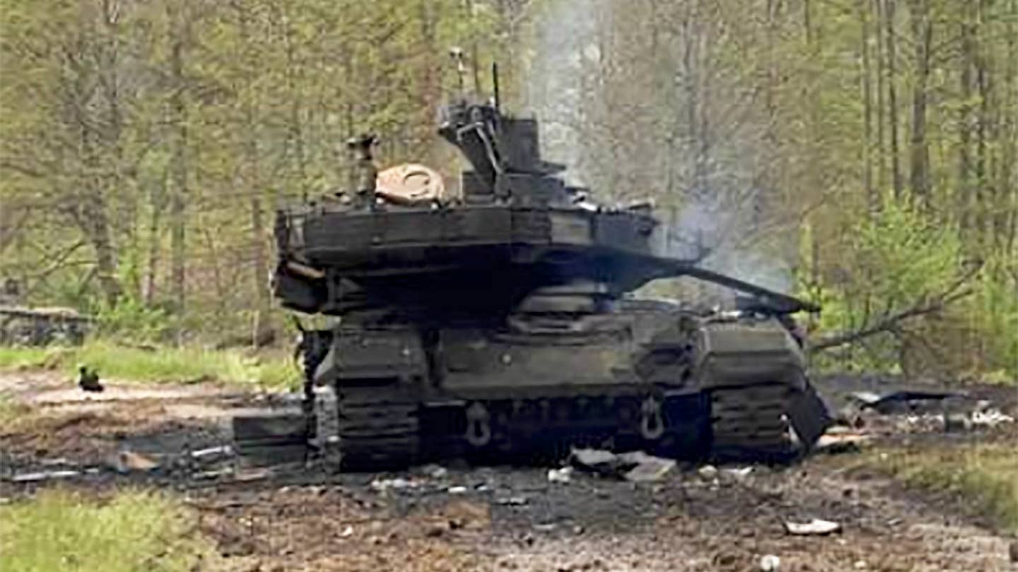 Russian T90M Tank DESTROYED UKRAINE