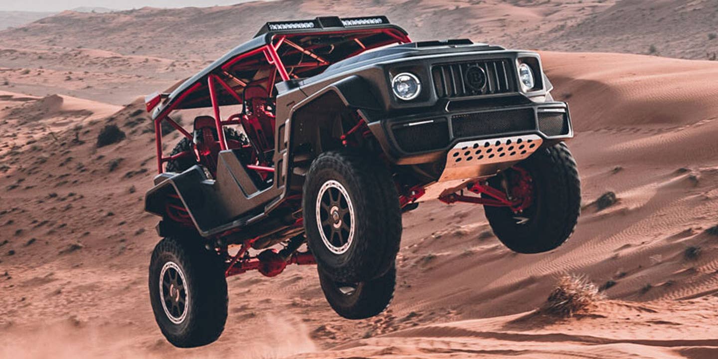 The Brabus Crawler Is a 900-HP G-Wagen Buggy for Hopping Dunes