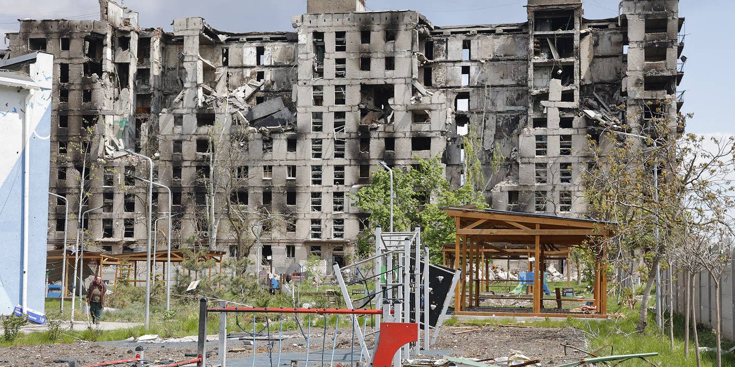 Destruction in Mariupol as Russia continues to attack Ukraine
