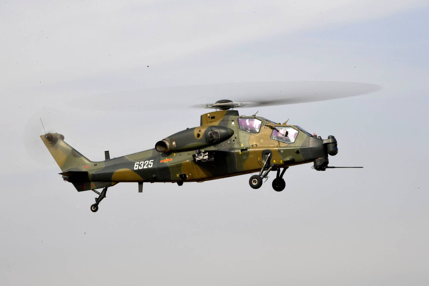 A file photo provided by the Taiwan Ministry of National Defense, showing a People’s Liberation Army Z-10 similar to that which entered the ADIZ in the Taiwan Strait today. <em>Taiwanese Ministry of National Defense</em>