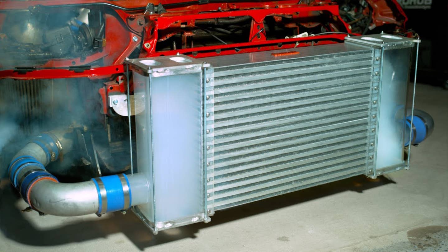 Peek Into This Transparent Intercooler on the Dyno at High Boost
