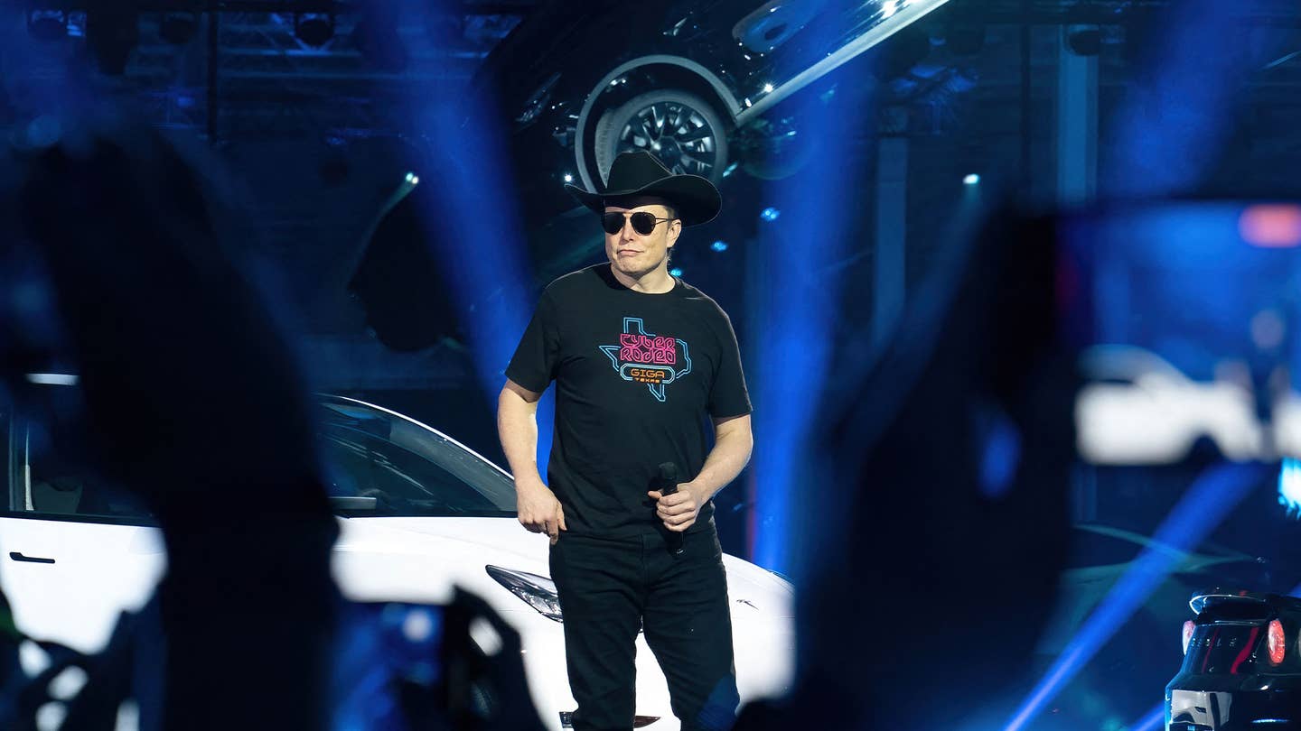 Musk Tesla Elon Musk Funding Secured Cyber Rodeo Hero