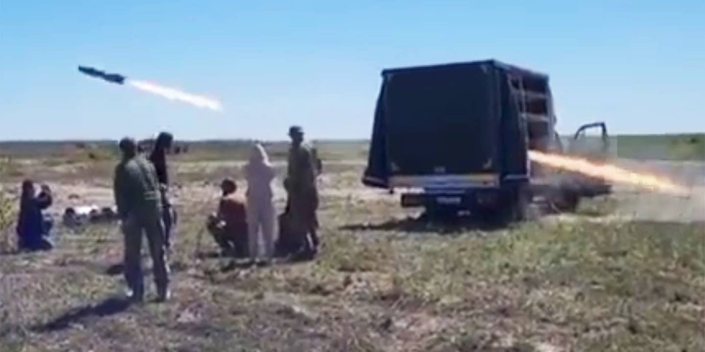 Truck-Mounted Brimstone Missile Launcher Emerges In Ukraine