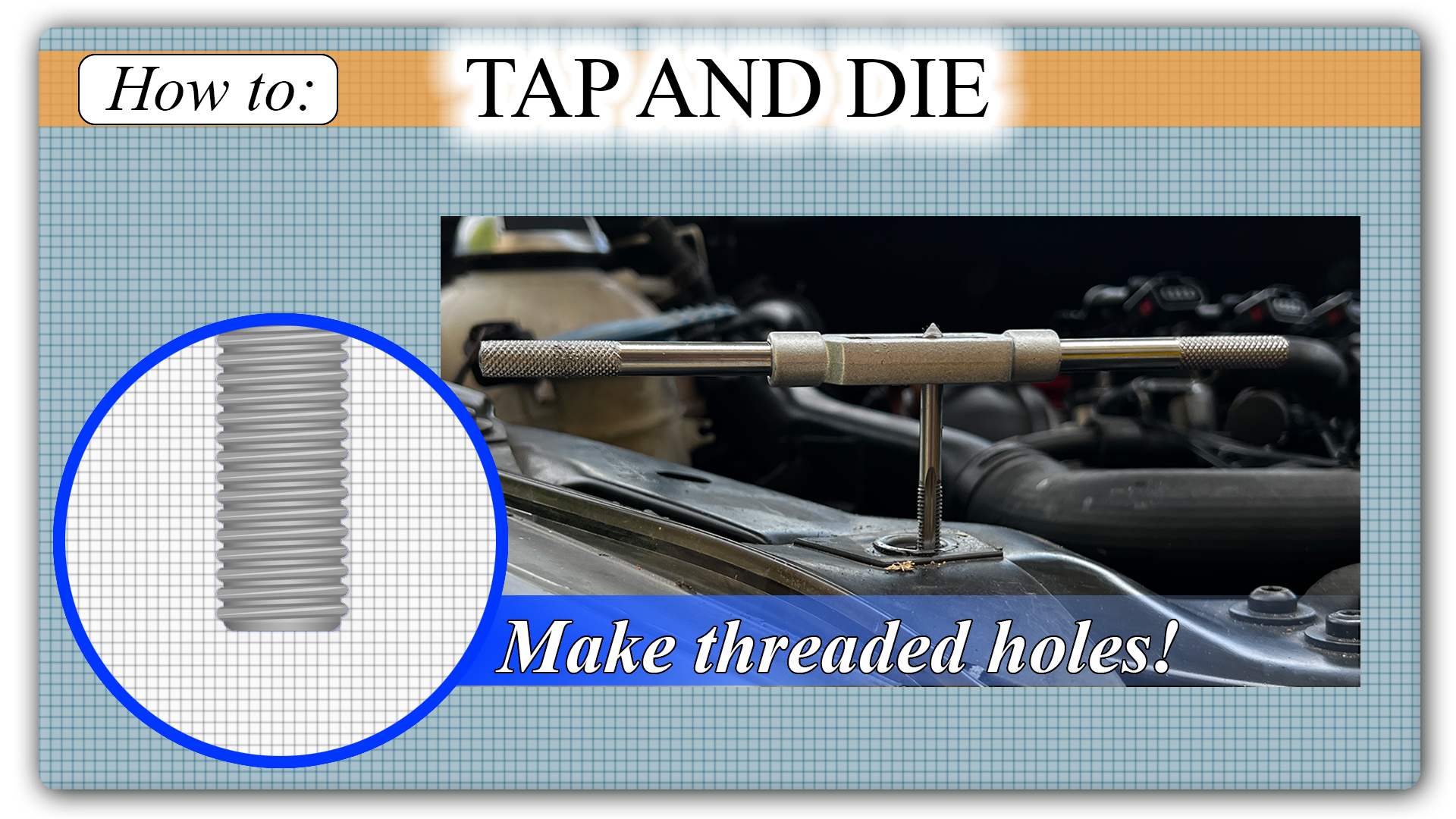 Taps & Dies vs. Thread Chasers: What's the Difference