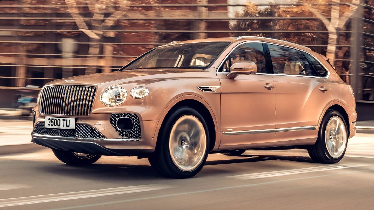 Bentley Wants Higher Weight Limits Because Its Cars Are Too Heavy