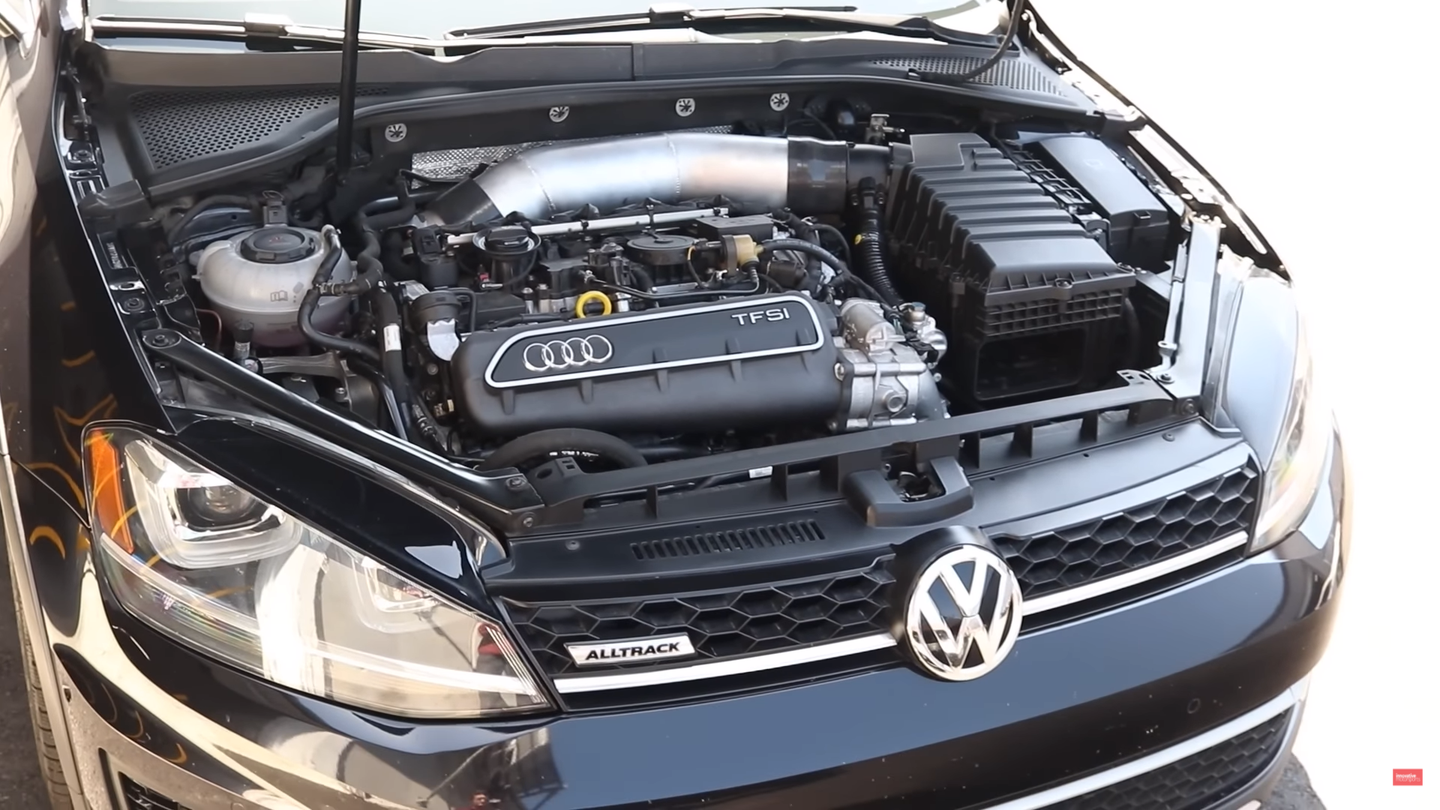 Audi Five-Cylinder-Swapped VW Golf Alltrack is Just Better